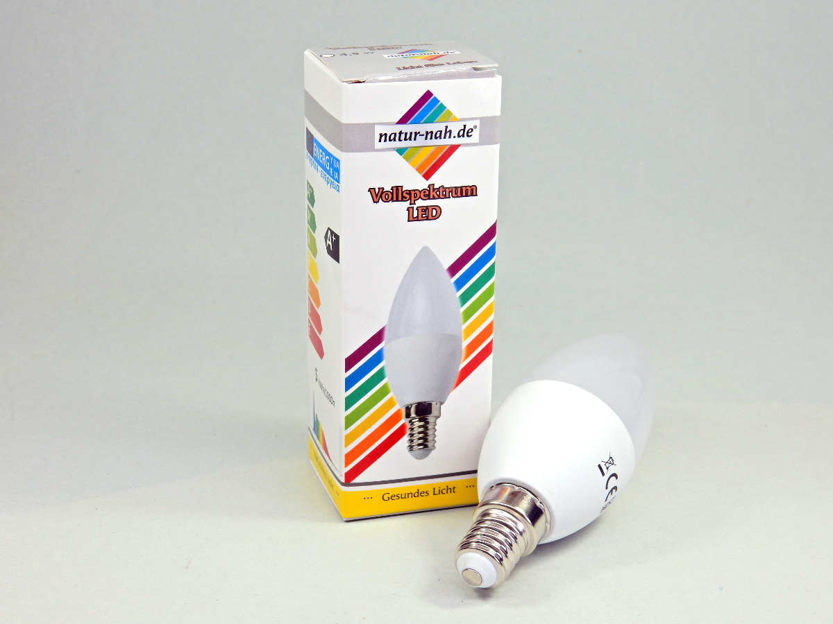 LED Lampe 4,5 Watt E14 Vollspektrum Tageslichtlampen natur-nah